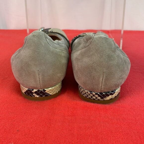 Anna F Tan w Snake Detail Low Heel - Picture 4 of 6